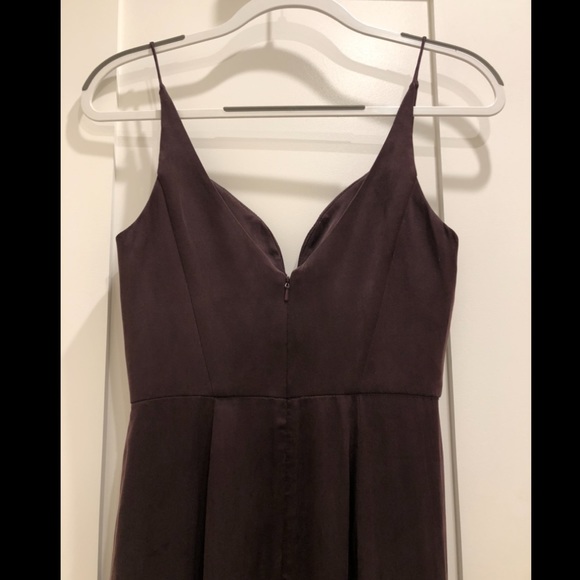 ZIMMERMANN Sueded Drape Dress in Burgundy / Plum - Picture 4 of 7